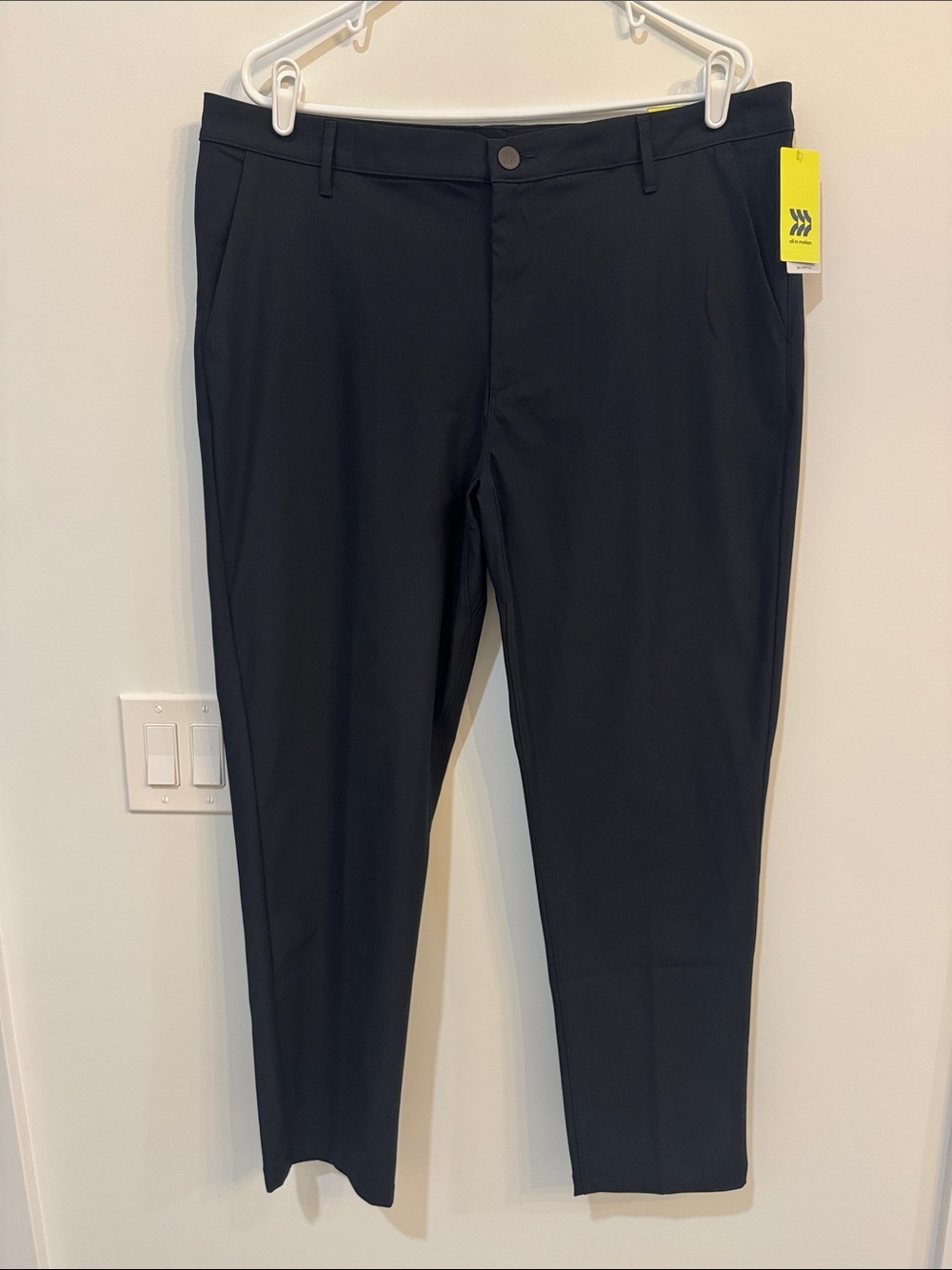 All in motion Black Stretch Chinos
